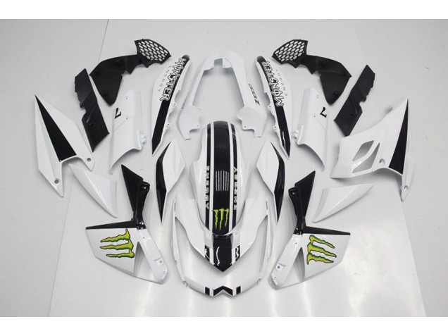 ABS 2007-2009 White Kawasaki Z1000 Moto Fairings UK ABS 2007-2009 White Kawasaki Z1000 Moto Fairings UK