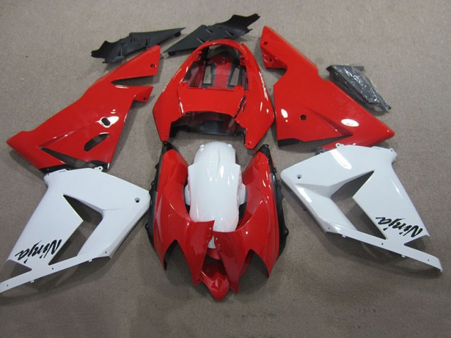 ABS 2003-2005 Red White Ninja Kawasaki ZX10R Motorcycle Bodywork UK ABS 2003-2005 Red White Ninja Kawasaki ZX10R Motorcycle Bodywork UK