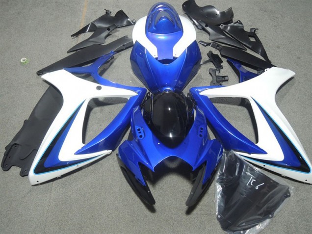 ABS 2006-2007 Blue White Kawasaki ZX10R Bike Fairings UK ABS 2006-2007 Blue White Kawasaki ZX10R Bike Fairings UK