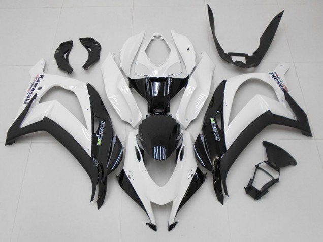 ABS 2016-2019 White Black Kawasaki ZX10R Motorcycle Fairing UK ABS 2016-2019 White Black Kawasaki ZX10R Motorcycle Fairing UK