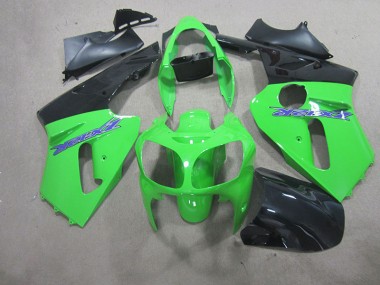 ABS 2000-2001 Green Kawasaki ZX12R Motorcycle Fairing Kits UK