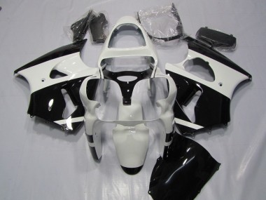 ABS 2000-2002 White Black Kawasaki ZX6R Bike Fairings UK