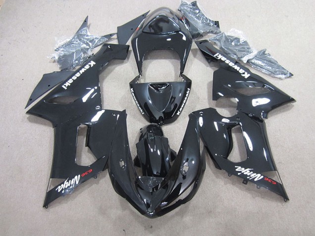 ABS 2005-2006 Black Ninja 636 Kawasaki ZX6R Motorcycle Bodywork UK ABS 2005-2006 Black Ninja 636 Kawasaki ZX6R Motorcycle Bodywork UK