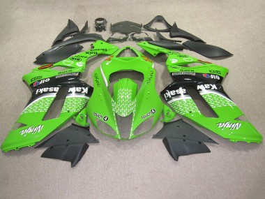 ABS 2007-2008 Green Touch 4 Kawasaki ZX6R Motorcycle Fairing Kits UK