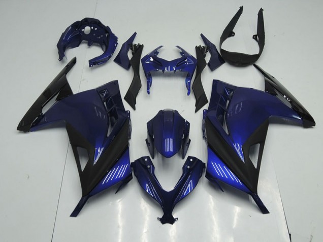 ABS 2013-2016 Blue Black Kawasaki ZX300R Motorcyle Fairings UK ABS 2013-2016 Blue Black Kawasaki ZX300R Motorcyle Fairings UK