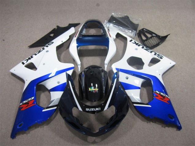 ABS 2000-2002 Blue White Suzuki GSXR1000 Motorbike Fairings UK ABS 2000-2002 Blue White Suzuki GSXR1000 Motorbike Fairings UK