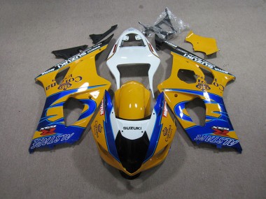ABS 2003-2004 Yellow Blue Corona Extra Suzuki GSXR1000 Motorcycle Fairing Kit UK