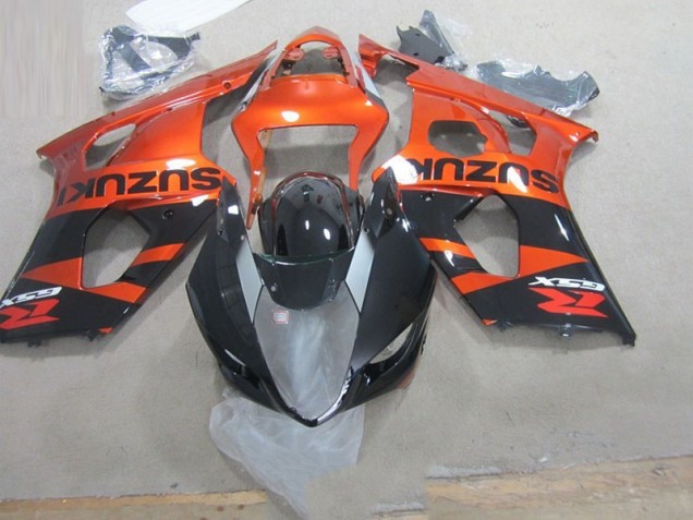 ABS 2003-2004 Black Orange Suzuki GSXR1000 Motorbike Fairing UK ABS 2003-2004 Black Orange Suzuki GSXR1000 Motorbike Fairing UK