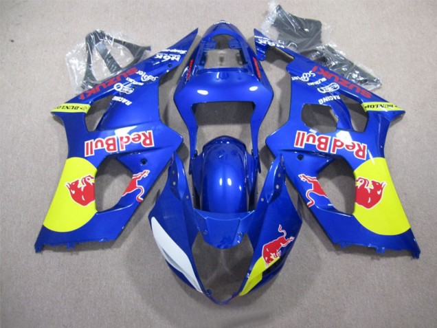 ABS 2003-2004 Blue Red Bull Suzuki GSXR1000 Replacement Motorcycle Fairings UK ABS 2003-2004 Blue Red Bull Suzuki GSXR1000 Replacement Motorcycle Fairings UK