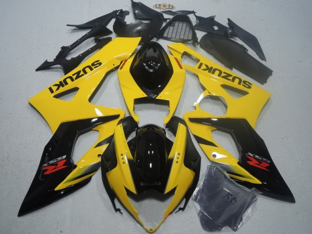 ABS 2005-2006 Yellow Black Suzuki GSXR1000 Motorcycle Fairings Kits UK ABS 2005-2006 Yellow Black Suzuki GSXR1000 Motorcycle Fairings Kits UK