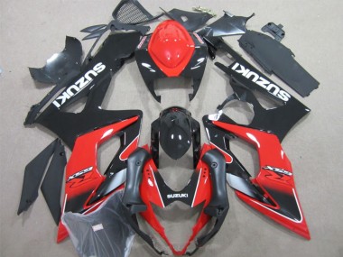 ABS 2005-2006 Black Red Suzuki GSXR1000 Motorcycle Fairings UK