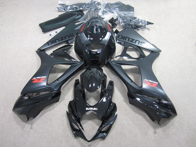 ABS 2007-2008 Black Suzuki GSXR1000 Motorcycle Fairing Kits UK