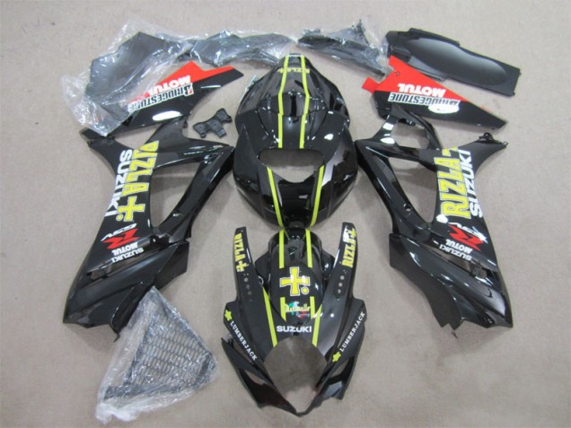 ABS 2007-2008 Black Yellow Rizla Suzuki GSXR1000 Bike Fairings UK ABS 2007-2008 Black Yellow Rizla Suzuki GSXR1000 Bike Fairings UK