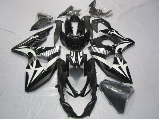 ABS 2009-2016 Black White Suzuki GSXR1000 Motorcyle Fairings UK ABS 2009-2016 Black White Suzuki GSXR1000 Motorcyle Fairings UK