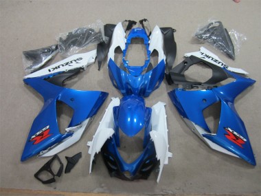 ABS 2009-2016 Blue White Suzuki GSXR1000 Motorcycle Fairings UK