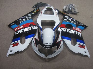 ABS 2001-2003 White Blue Motul Suzuki GSXR600 Replacement Motorcycle Fairings UK