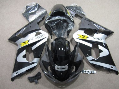 ABS 2001-2003 Black White Suzuki GSXR600 Motorbike Fairing Kits UK