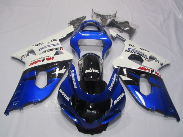 ABS 2001-2003 Blue White Motul Suzuki GSXR600 Motorcyle Fairings UK ABS 2001-2003 Blue White Motul Suzuki GSXR600 Motorcyle Fairings UK
