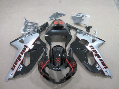 ABS 2001-2003 Black Silver Suzuki GSXR600 Replacement Fairings UK