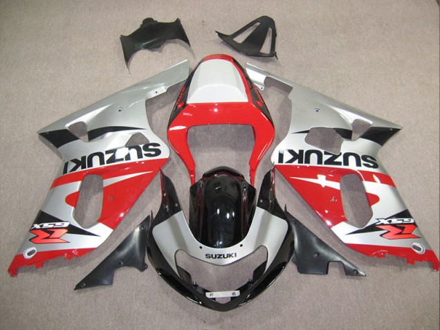 ABS 2001-2003 Red Silver Suzuki GSXR600 Motorcylce Fairings UK ABS 2001-2003 Red Silver Suzuki GSXR600 Motorcylce Fairings UK