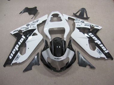 ABS 2001-2003 White Black Suzuki GSXR600 Motorbike Fairings UK