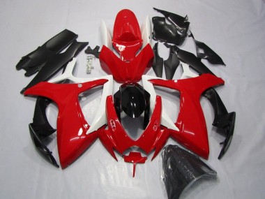 ABS 2006-2007 Red Black Suzuki GSXR600 Motorcycle Replacement Fairings UK