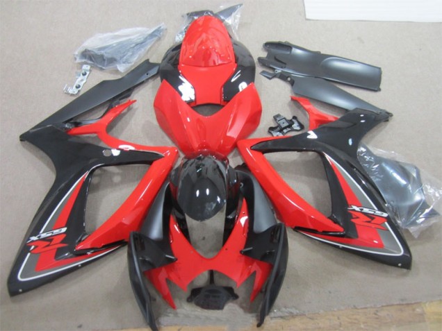 ABS 2006-2007 Black Red Suzuki GSXR600 Motorcylce Fairings UK ABS 2006-2007 Black Red Suzuki GSXR600 Motorcylce Fairings UK