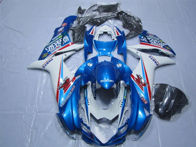 ABS 2011-2021 Blue White Suzuki GSXR600 Replacement Motorcycle Fairings UK ABS 2011-2021 Blue White Suzuki GSXR600 Replacement Motorcycle Fairings UK