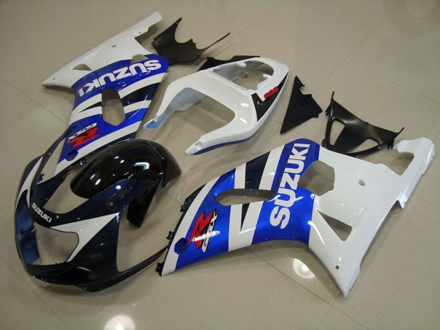 ABS 2001-2003 Blue White Suzuki GSXR750 Replacement Fairings UK ABS 2001-2003 Blue White Suzuki GSXR750 Replacement Fairings UK
