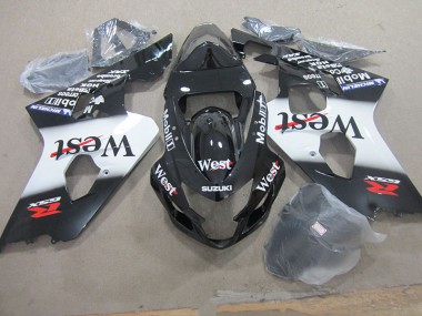 ABS 2004-2005 Black West Moil Suzuki GSXR750 Motorcycle Fairing Kit UK