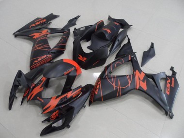 ABS 2006-2007 Black Red Suzuki GSXR750 Motorcycle Replacement Fairings UK