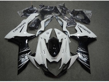 ABS 2011-2021 White Black Suzuki GSXR750 Bike Fairings UK
