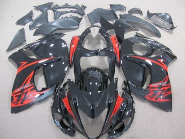ABS 2008-2019 Black Red Suzuki GSXR1300 Hayabusa Motorcycle Bodywork UK