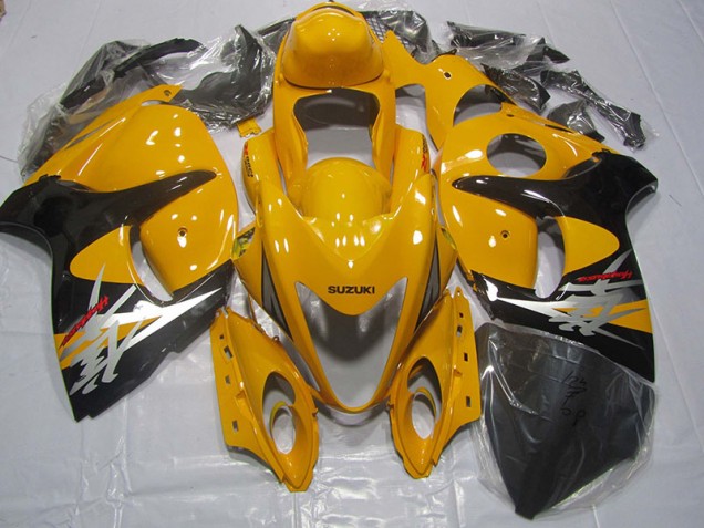 ABS 2008-2019 Yellow Black Suzuki GSXR1300 Hayabusa Motorbike Fairing Kits UK