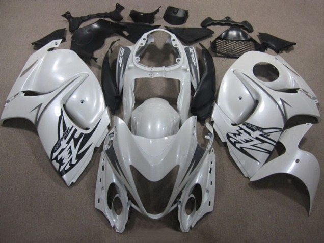 ABS 2008-2019 White Black Suzuki GSXR1300 Hayabusa Motorcycle Replacement Fairings UK