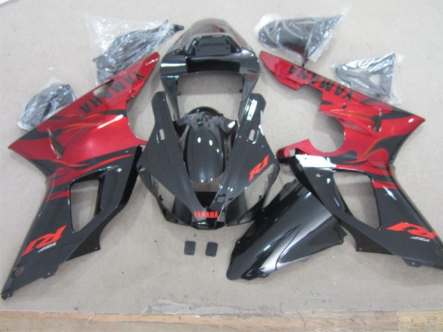 ABS 2000-2001 Black Red Yamaha YZF R1 Motor Fairings UK ABS 2000-2001 Black Red Yamaha YZF R1 Motor Fairings UK