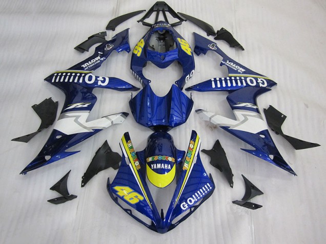 ABS 2004-2006 Blue Go!!!!!!! 46 Yamaha YZF R1 Motorcycle Bodywork UK ABS 2004-2006 Blue Go!!!!!!! 46 Yamaha YZF R1 Motorcycle Bodywork UK