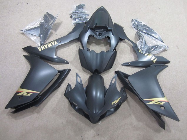ABS 2007-2008 Black Gold Decal Yamaha YZF R1 Bike Fairings UK ABS 2007-2008 Black Gold Decal Yamaha YZF R1 Bike Fairings UK