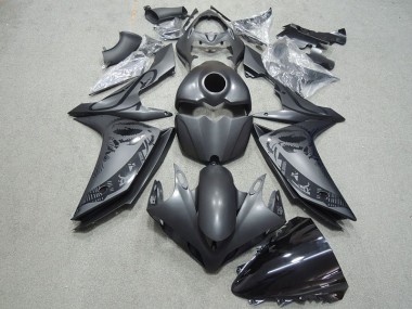 ABS 2007-2008 Black Yamaha YZF R1 Motorcycle Fairings Kits UK