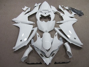 ABS 2007-2008 White Yamaha YZF R1 Motorcycle Fairings UK