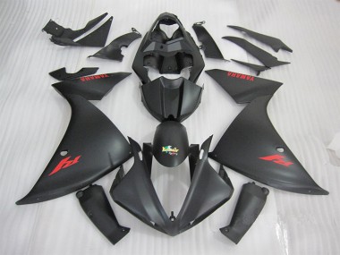 ABS 2009-2011 Black Red Yamaha YZF R1 Motorcycle Fairings UK