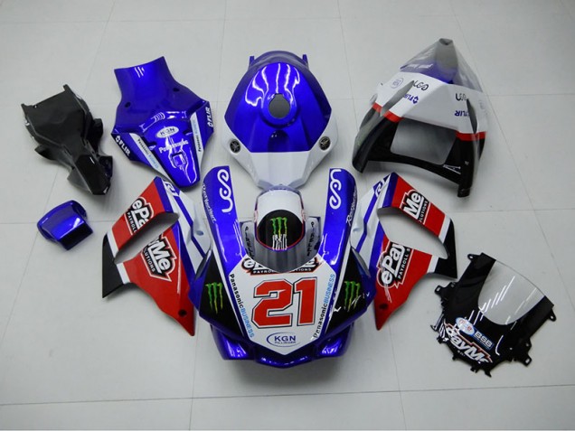 ABS 2015-2019 Blue Red KGN 21 Yamaha YZF R1 Motorbike Fairing UK ABS 2015-2019 Blue Red KGN 21 Yamaha YZF R1 Motorbike Fairing UK