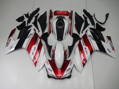 ABS 2015-2022 Black Red White Yamaha YZF R3 Motorcycle Fairings UK