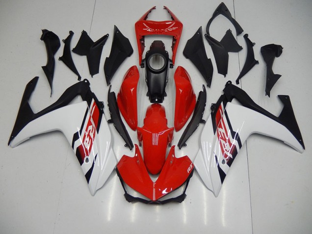 ABS 2015-2022 Red White Yamaha YZF R3 Motorbike Fairings UK