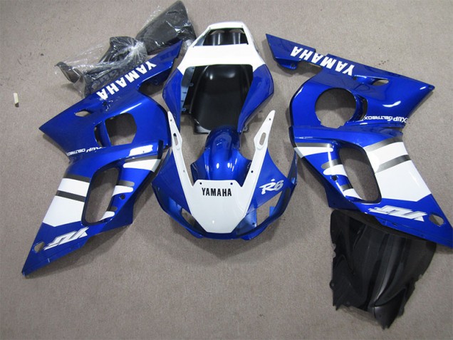 ABS 1998-2002 Blue White Yamaha YZF R6 Replacement Fairings UK ABS 1998-2002 Blue White Yamaha YZF R6 Replacement Fairings UK