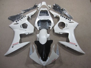 ABS 2003-2005 White Yamaha YZF R6 Bike Fairing UK
