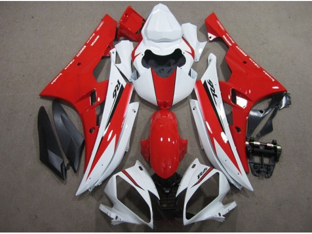 ABS 2006-2007 White Red Black Decal Yamaha YZF R6 Motorcycle Fairing UK ABS 2006-2007 White Red Black Decal Yamaha YZF R6 Motorcycle Fairing UK