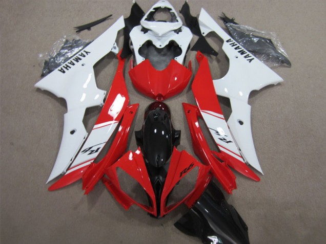 ABS 2008-2016 Red White Black Decal Yamaha YZF R6 Bike Fairing UK