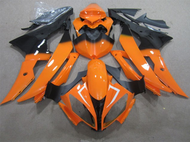 ABS 2008-2016 Orange Yamaha YZF R6 Motorcycle Fairings UK ABS 2008-2016 Orange Yamaha YZF R6 Motorcycle Fairings UK
