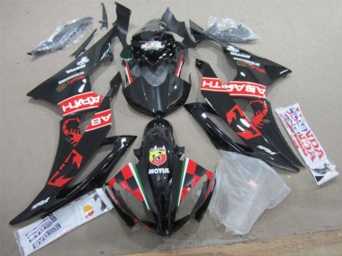 ABS 2008-2016 Black White Motul Yamaha YZF R6 Motorbike Fairing UK